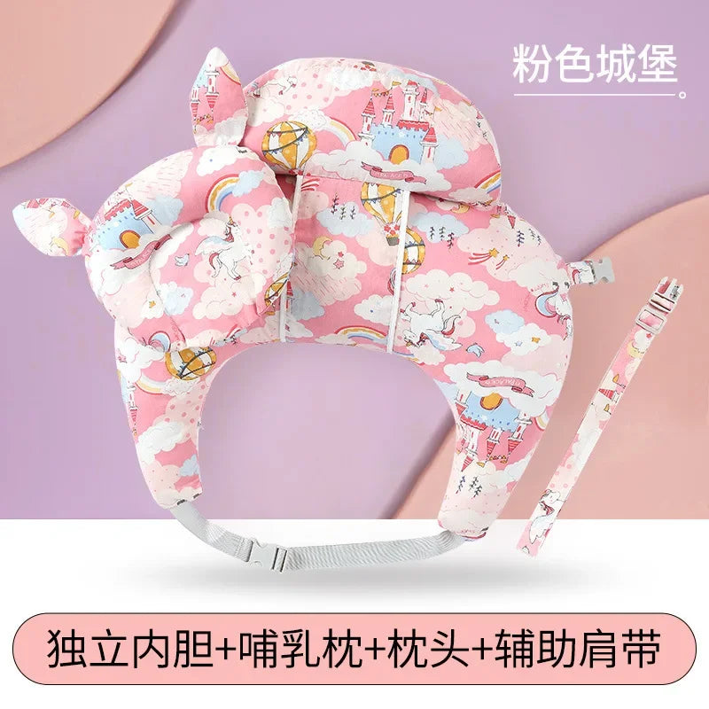 Adjustable Wedge Shaped Breastfeeding Pillow for Newborns and Expecting Mothers – Prevents Choking and Regurgitation