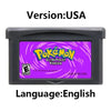 GBA Game Cartridge (32-bit, Pokemon Series, Odyssey Cloud White, FireRed & Silver Rival Rom Hack)
