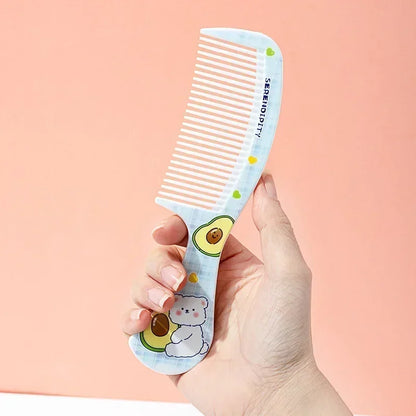 New Portable Untangling Hair Brush - Health Care Tools for Kids - Cute Rabbit & Bear Hairbrush Comb for Girls - Hair Accessories