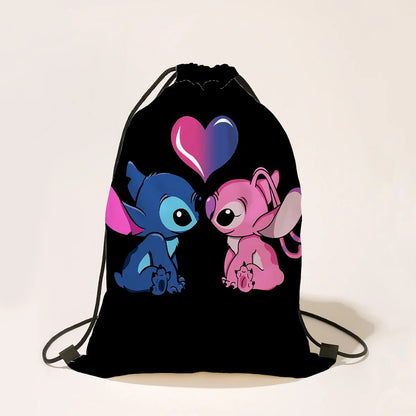 Disney Stitch Cartoon Drawstring Bag for Boys and Girls | Party Gifts, Birthday Decorations, and Backpack - Kidzy Market