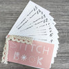 Mini Travel Sewing Kit with 15 Stitch Lessons – Portable Stitching Book and Embroidery Practice Set