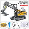 2.4G RC Excavator Dumper Car Remote Control Crawler Bulldozer Toy