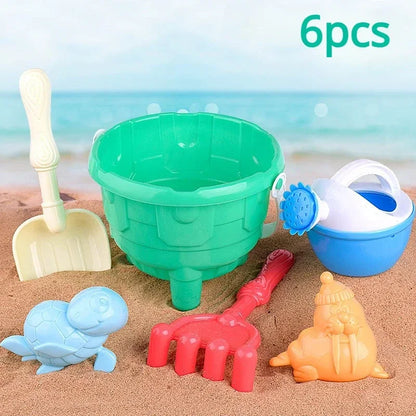 Children’s Beach Toy Set With Large Shovel & Bucket — Sand Digging Tools, Random Color