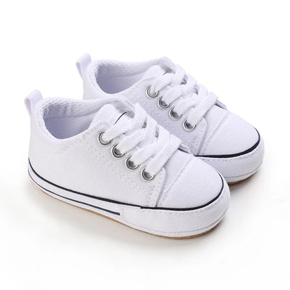 HAIZHIW Newborn Baby Boy & Girl Leather Shoes – Infant First Walkers, Non-Slip Rubber Toddler Retro Shoes (0-18M)