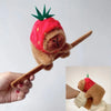 12cm Cute Capybara Plush Keychain, Cartoon Simulation Pendant for School Bags