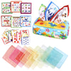Baby Tissue Box Sensory Toy – Colorful Soft Montessori Educational Toy for Toddlers 0-18M, Finger Exercise and Pumping Silk Scarf Gift