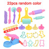 Creative 3D Plasticine Mold Modeling Clay Accessories - DIY Play Dough Tool Kit with Plastic Set, Knife, and Mold, Educational Toys for Kids