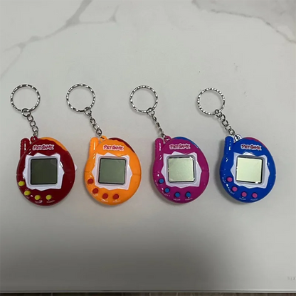 Transparent Electronic Pet Toy, 168 Pets in One Virtual Cyber Digital Toy, Nostalgic Pixel Play for Kids
