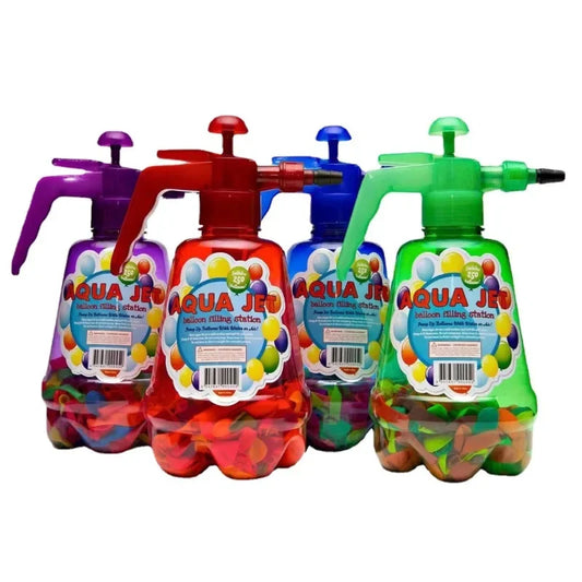 Water Balloon Filler Kit with Balloon Inflator and 100 Water Balloons for Outdoor Water Fights