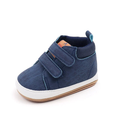 Baby Shoes Soft PU High Quality TPR Anti-Slip Sole Spring & Autumn Style for Newborn Toddler Boys and Girls