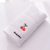 Soft Cotton Baby Bath Towel – Cartoon Fruit Design, Absorbent Washcloth for Newborns & Toddlers