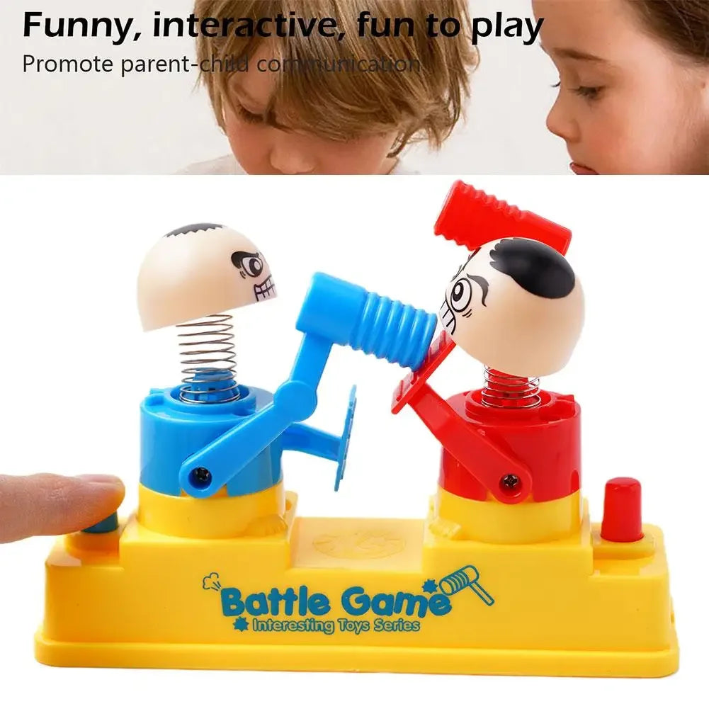 GSF Mini Finger Fighting Game Toy – Red & Blue Head-Bopping Duel for Kids & Parents