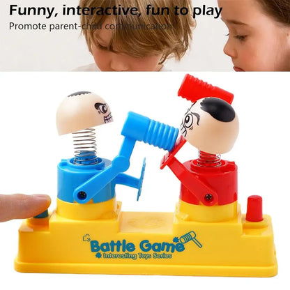 GSF Mini Finger Fighting Game Toy – Red & Blue Head-Bopping Duel for Kids & Parents