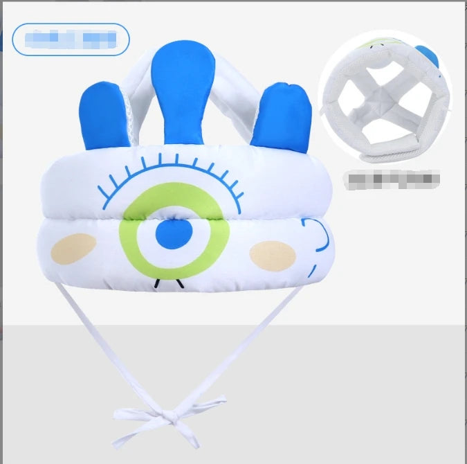 Anti-Collision Baby Walking Hat – Breathable Headrest with Safety Protection for Infants (Cartoon Design)