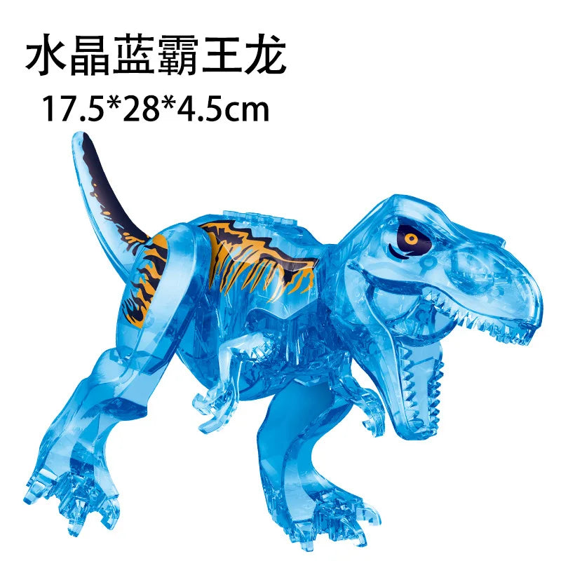 Jurassic World 3 Brutal Raptor Building Blocks – Tyrannosaurus, Indominus, and I-Rex Dinosaur Toy for Kids