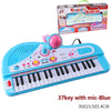 37-Key Electronic Keyboard Piano for Kids with Microphone – Musical Instrument Toys, Educational Gift for Children (Girl/Boy)