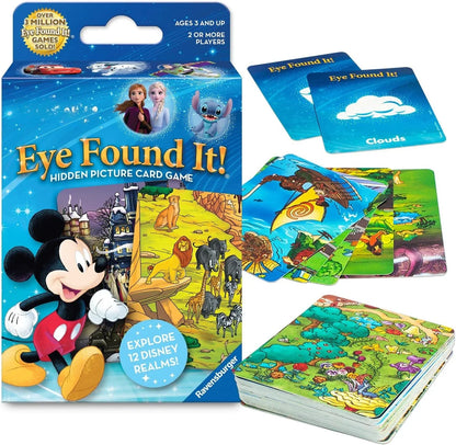 Ravensburger World of Disney Eye Found It - Card Game for Boys and Girls Ages 3+, Fun Family Game