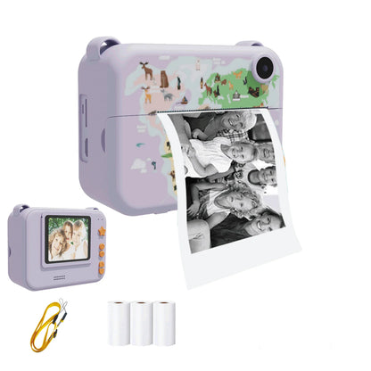 Digital Kids Camera with Instant Thermal Print, Photo and Video Recorder, Educational Toy