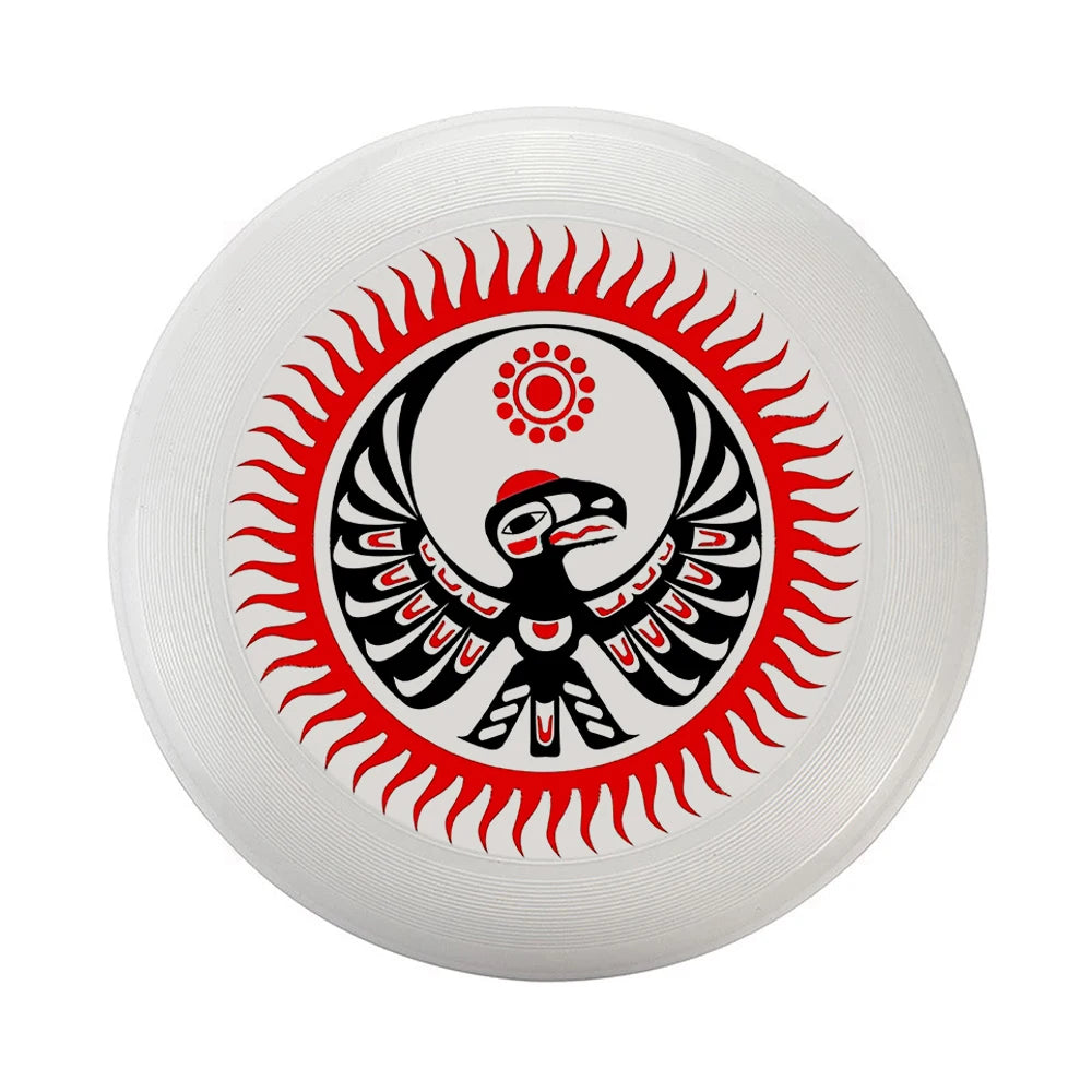 Flying Disc Frisbee - 200mm (7.9 in) & 275mm (10.8 in) Portable Flying Saucer for Outdoor Sports, Kids & Adults