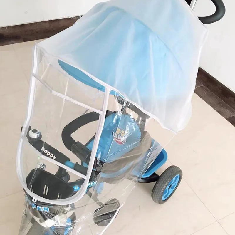 ALWAYSME Rain Cover for Kids Tricycle