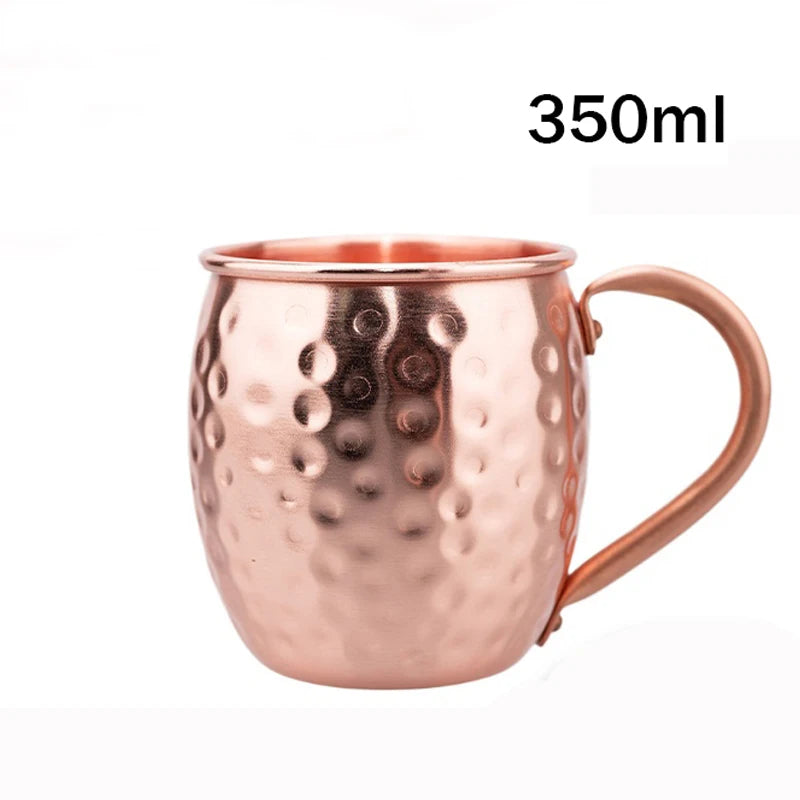 100% Solid Copper Moscow Mule Mug – 350 ml (12 fl oz) Pure Copper Beer & Cocktail Cup