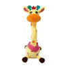 Interactive Singing & Dancing Giraffe Plush Toy – Voice Recorder, Lights & Swing Motion, Adjustable Volume – 14 in (35 cm) Soft PP Cotton Gift for Babies & Kids
