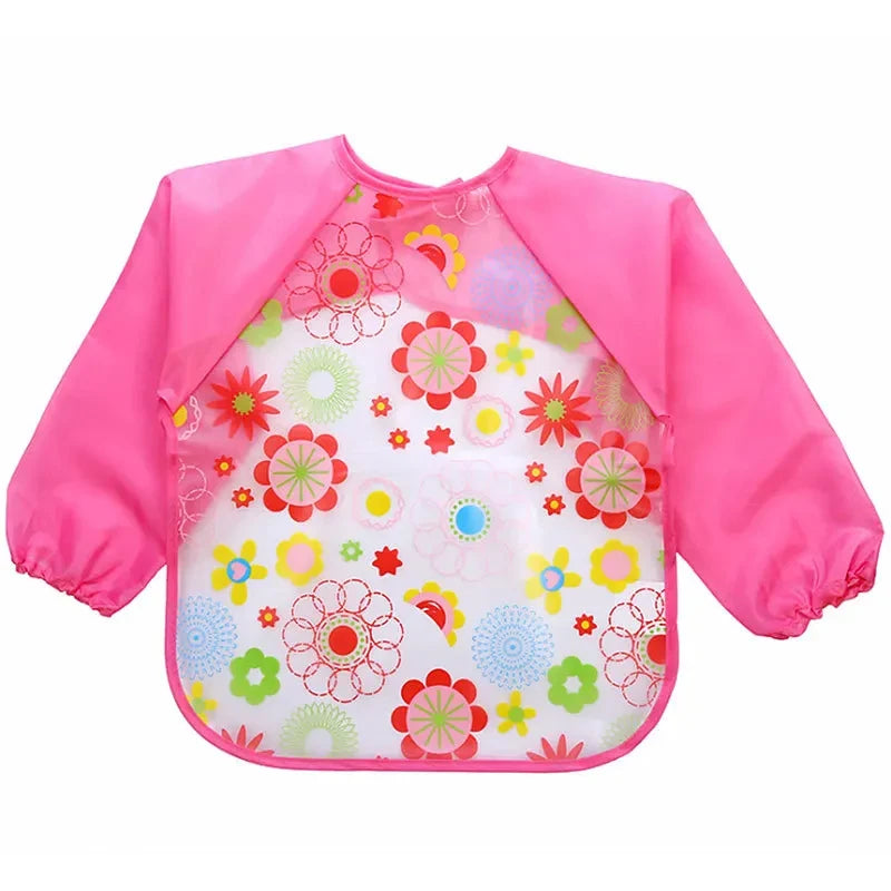 Waterproof Baby Eating Smock – Long-Sleeve Bib & Art Apron for Infants & Toddlers - Kidzy Market