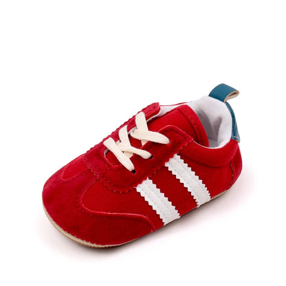 Hot Selling Baby Casual Sports Shoes Spring and Autumn Girls and Boys PVC Sole Anti-Slip Prewalker Shoes BLS4034