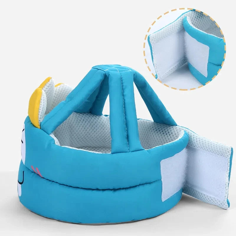 Anti-Collision Baby Walking Hat – Breathable Headrest with Safety Protection for Infants (Cartoon Design)