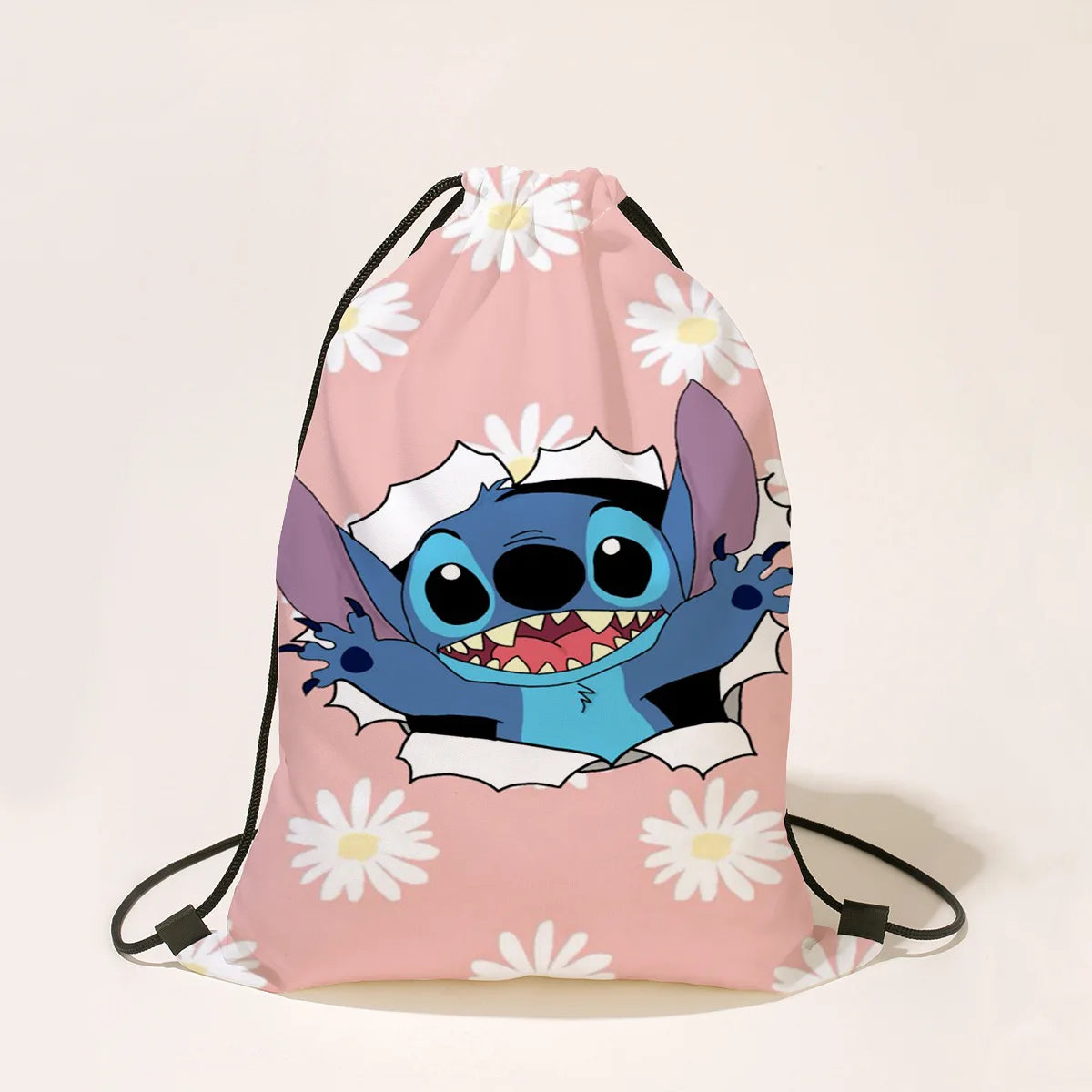 Disney Stitch Cartoon Drawstring Bag for Boys and Girls | Party Gifts, Birthday Decorations, and Backpack - Kidzy Market