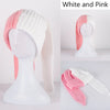 Rabbit Ears Knit Beanie – Colorblock Patchwork Cute Warm Unisex Winter Hat for Men & Women