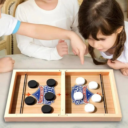 Sling Chess Table Desktop Hockey Game Plastic Fast Sling Game Fun Parent-Child Interactive Board Game