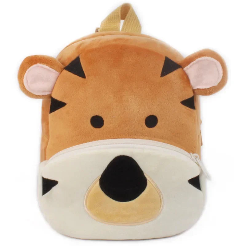 Baby Girls Plush Backpack - Cute 3D Cartoon Animal School Bag for Toddlers 0-4Y - Kidzy Market