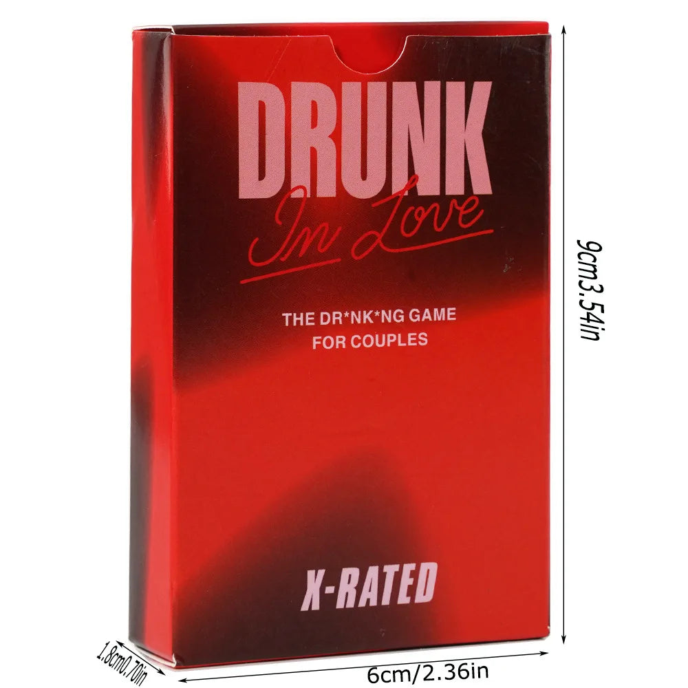 Drunk In Love - Original Couples Drinking Card Game, Fun Date Night & Relationship Game for Adults