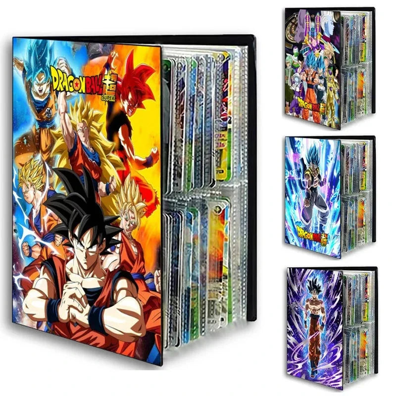 Dragon Ball Card Album - 240pcs Son Goku, Vegeta, Frieza Game Card Holder Binder, VMAX Card Collection, Kids Toy Gift
