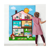 Felt Daily Calendar & Storyboard for Toddlers – Farm & Transportation Montessori Preschool Learning Toy