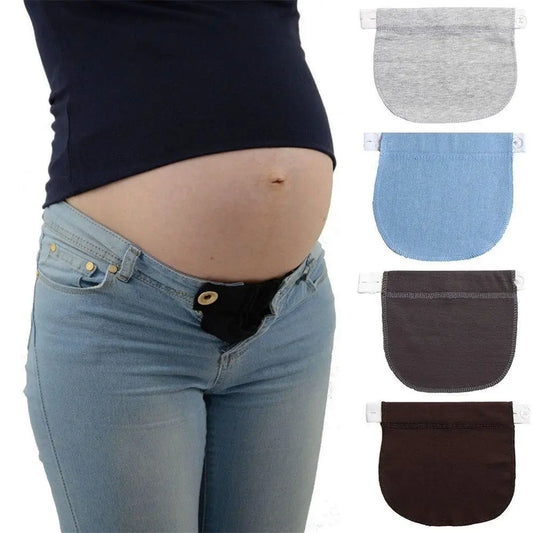 Women Adjustable Elastic Maternity Pregnancy Waistband Belt Waist Extender for Clothing Pants