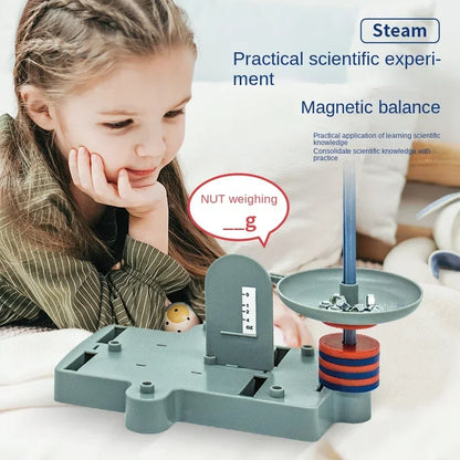 Physical Science Toys 12-in-1 Magnetic Magnet Set, Parent-Child Interactive Early Education Toy for Kids
