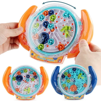 3D Creative Puzzle Maze, Magic Transparent Puzzle, Speed Cube Rolling Ball, Magic UFO Maze Toy, Stress Reliever for Children