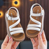Girls’ Sandals – Summer Casual Flat Shoes, Non-Slip Fashion Beach Sandals for Kids