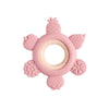 1pc Silicone Teether - Food Grade Baby 0-12 Months, Teething Ring Sensory Toy for Toddlers, Silicone Animal Soothing Accessories