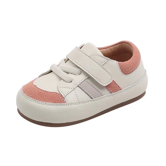 DIMI Spring/Autumn Baby Toddler Shoes Soft Breathable Microfiber Leather Infant Sneakers 0-3 Years Flat Walker Shoes