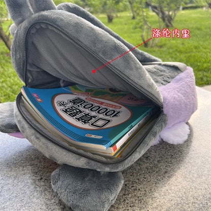 Sanrio Cartoon Plush Backpack – Cinnamoroll, Kuromi, and My Melody Large Capacity Shoulder Bag for Kids