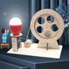 DIY Mini Hand Crank Generator - Science Experiment Kit and Education Model Toy for Children, Gift Project