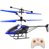 Mini Remote Control Airplane Helicopter – Gesture Sensing with Flashing Lights for Kids