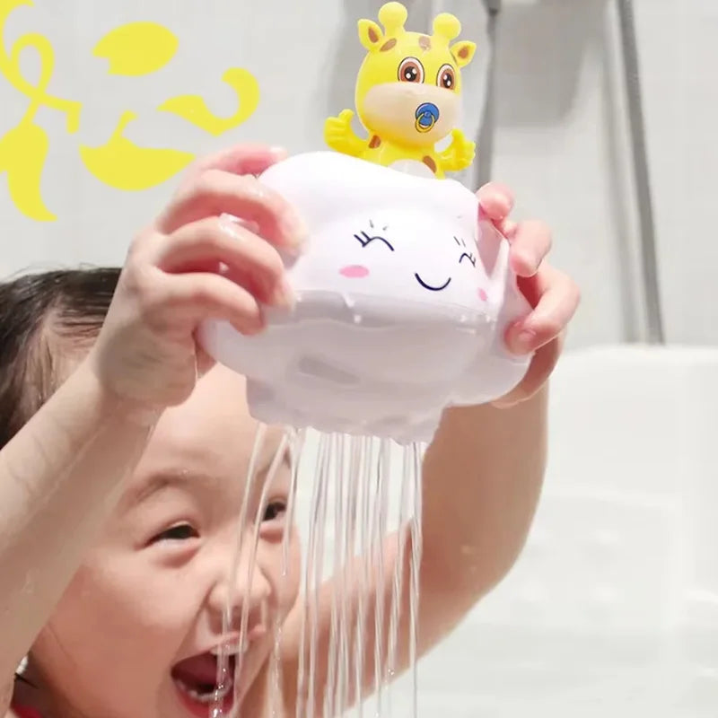 Baby Bath Toy – Cute Swimming Water Spraying Cloud Shower Toy for Kids