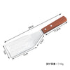 Stainless Steel Spatula and Grill Scraper Wood Handle for BBQ