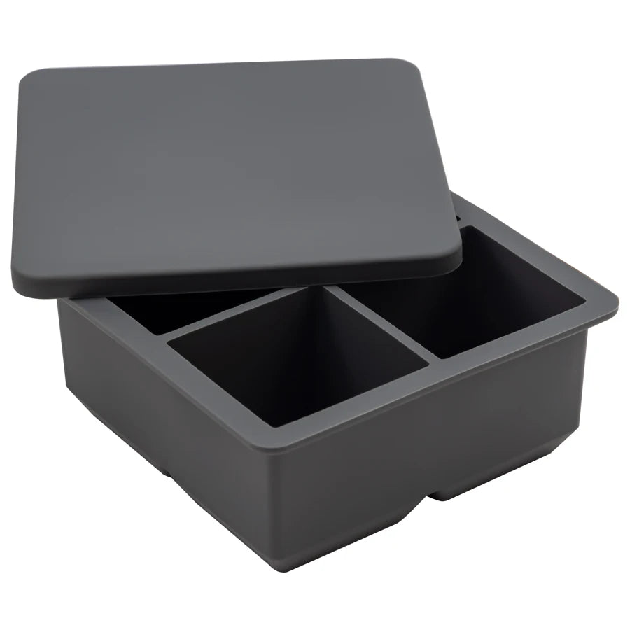 Food Grade Soft Silicone Square Ice Tray Mold - Newborn Feeding Bowl, Solid Color Fresh Food Container, Children's Tableware (BPA-Free)