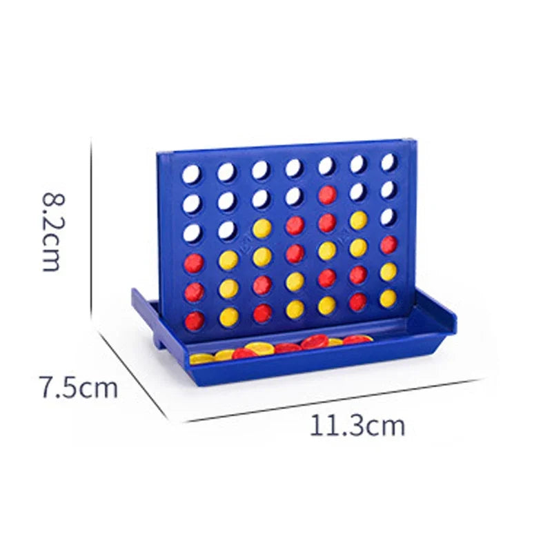 Four in a Row Bingo Chess - Classic Connect Family Board Game, Educational Toy for Kids
