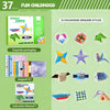 Montessori Origami Paper 13×9in (33×22cm) DIY Handicrafts Kit – 10/36 Sheets STEM Educational Toys for Children